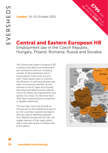 Central and Eastern European HR
