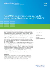 NASDAQ Dubai: an international gateway for investors in the Middle