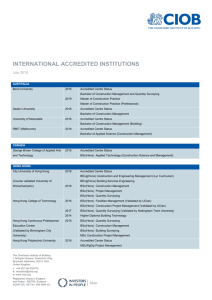 international accredited institutions