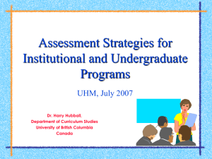 UBC Certificate Program On Teaching in Higher Education