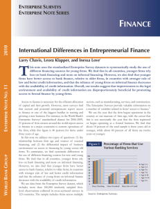 finance - Enterprise Surveys