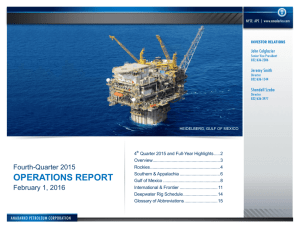 operations report