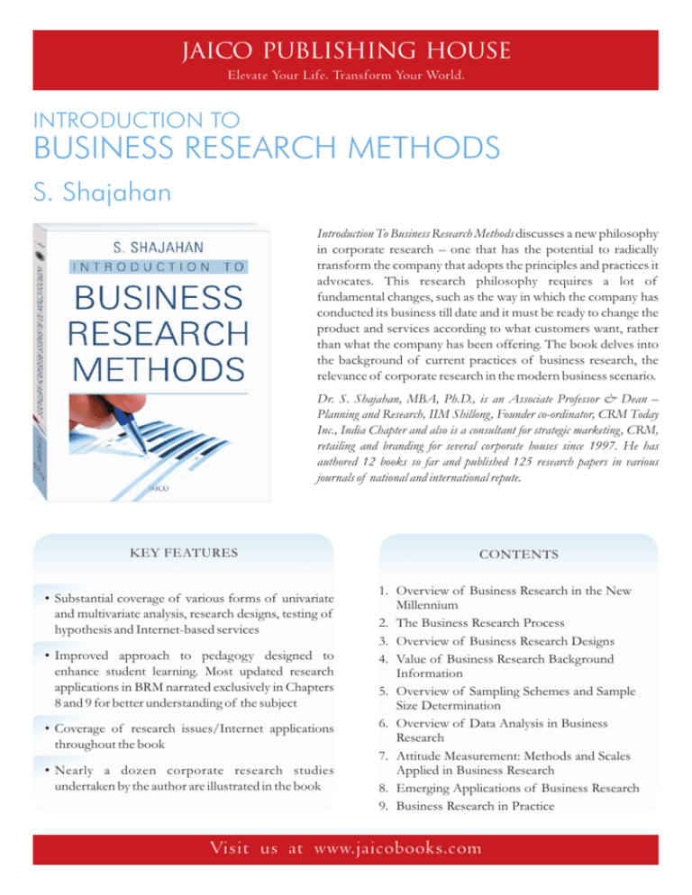 new business research methods