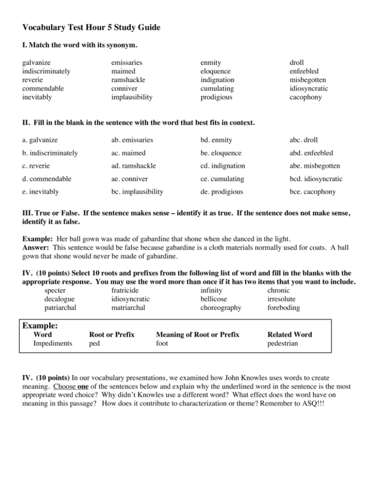 vocabulary-test-hour-5-a-separate-peace-name