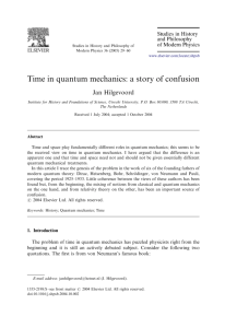 Time in quantum mechanics: a story of confusion