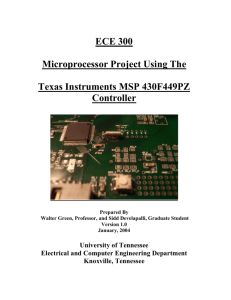 A Microprocessor Project