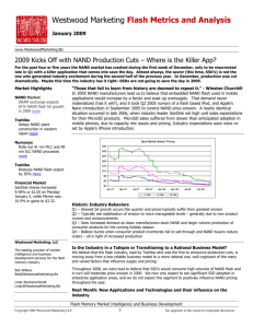 Westwood Marketing Flash Metrics and Analysis