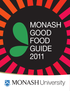 monash good food guide 2011