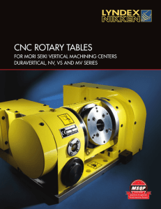 cnc rotary tables - Lyndex