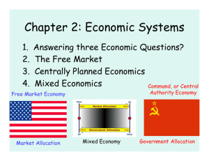Chapter 2: Economic Systems