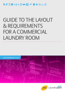 guide to the layout & requirements for a commercial laundry room