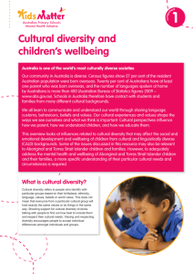 Cultural diversity and children's wellbeing