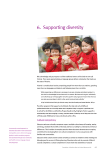 6. Supporting diversity - Department of Education and Early