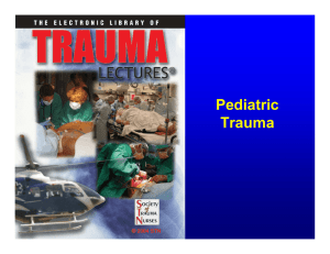 18 - Pediatric Trauma