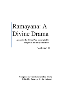 Ramayana: A Divine Drama