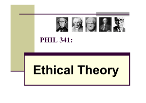 Ethical Theory