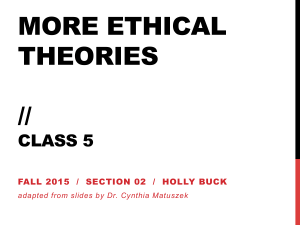 Ethical Theories Part 2