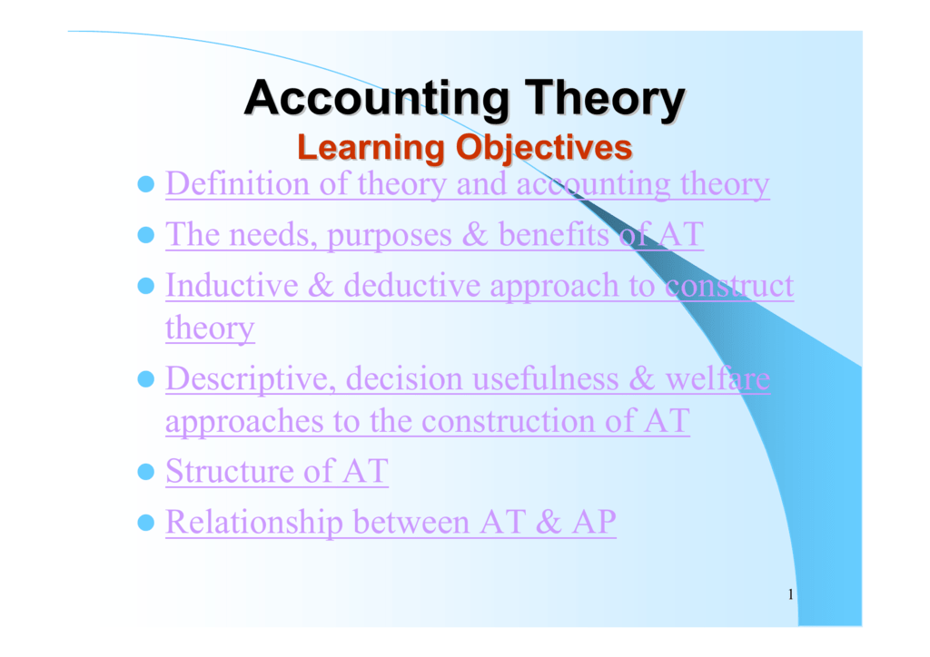 Accounting Theory