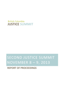 British Columbia Justice Summit