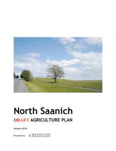 North Saanich Agriculture Plan