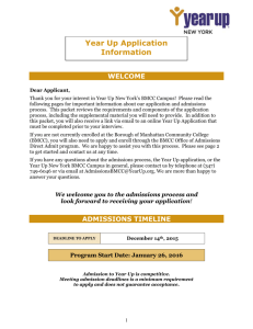 Year Up Application Information