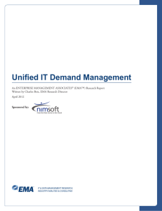Unified IT Demand Management