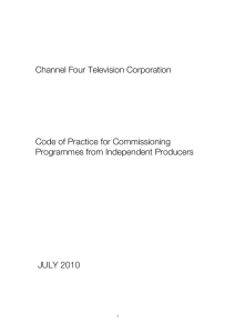 Channel Four Television Corporation Code of Practice for