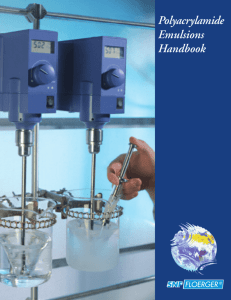 Polyacrylamide Emulsions Handbook