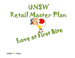 UNSW Retail Master Plan