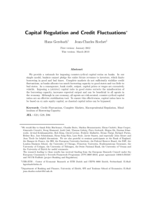 Capital Regulation and Credit Fluctuations