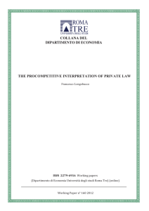 the procompetitive interpretation of private law