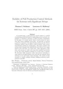 [msy] Stability of pull production control methods for systems with