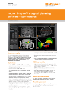 key features - Renishaw resource centre
