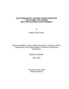 Electromagnetic Tracker Optimization and Tool Design