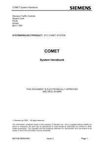 COMET System Handbook