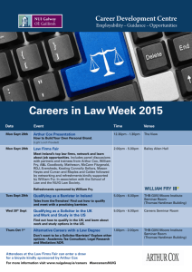 Careers in Law Week 2015