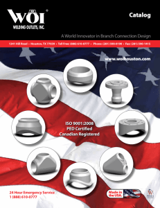 Catalog - Welding Outlets, Inc