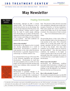 May Newsletter - IBS Treatment Center