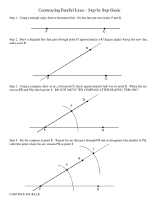 Constructing Parallel Lines – Step by Step Guide