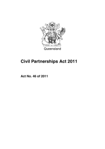 Civil Partnerships Act 2011