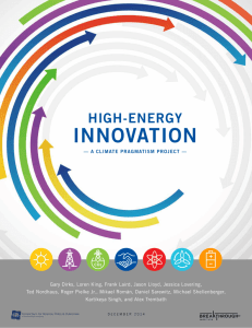 High-Energy Innovation - Center for Science and Technology Policy