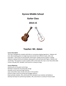 Kyrene Middle School Guitar Class 2014
