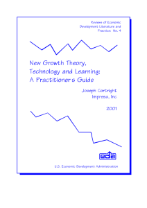 New Growth Theory, New Growth Theory, Technology and Learning