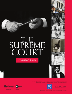 Supreme Court Discussion Guide