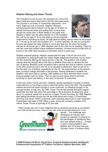 Stephen Waring and Green Thumb Chapter 3 PDF Document
