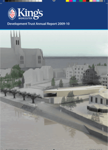 Development Trust Annual Report 2009-10