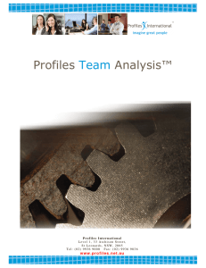 Profiles Team Analysis™