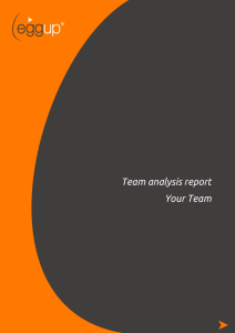 Team analysis report Your Team