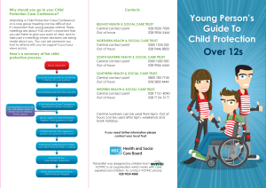 Young Persons Guide to Child Protection