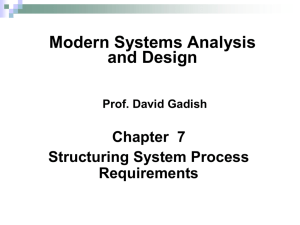 Modern Systems Analysis and Design - Cal State LA
